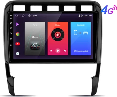 Obrázok produktu pre Carplay 9" Andriod13 6+128G 4G SIM Autorádio SWC GPS Navi Pre Porsche Cayenne 9PA 2002-2010 WIFI BT USB BAB+ 2 DIN 8Kern