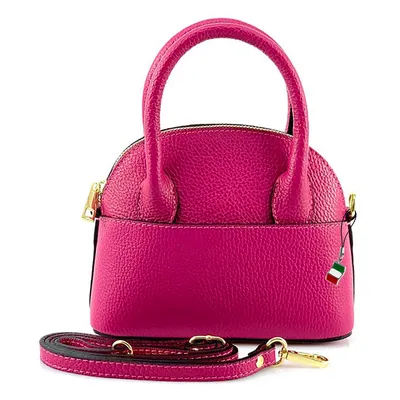Image de Florence sac en cuir sac à bandoulière rose fuchsia OTF814P