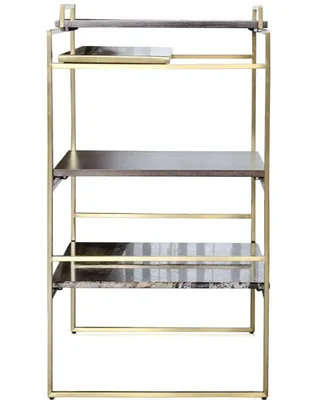 Produktbild von Casa Padrino Luxus Designer Beistelltisch Gold 45 x 45 x H. 80,5 cm - Designer Möbel