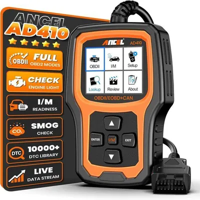 Image de Scanner OBD2 - ANCEL - AD410 - 10 Fonctions - Écran Couleur 2,4 pouces