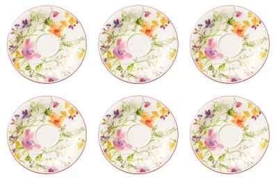 Produktbild von Villeroy & Boch Mariefleur Basic 6er Set Untertasse 19 cm Porzellan