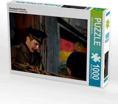 Produktbild von CALVENDO Puzzle Checkpoint Charlie | 1000 Teile Lege-Größe 64x48cm Foto-Puzzle für glückliche Stunden