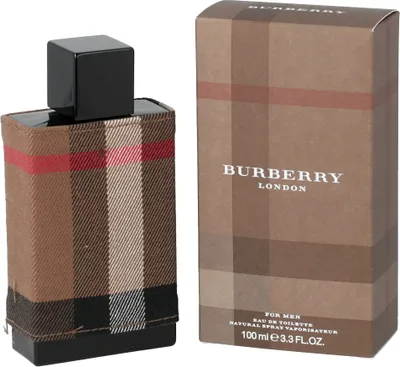 Obrázok produktu pre Burberry London, Muži, 100 ml, Nádoba na jedno použitie, Bergamot, Škorica, Levanduľa, Koža, Citlivka, Dub, Tabak