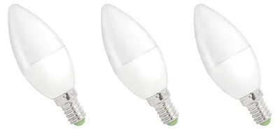 Produktbild von Spectrum E14 LED Kerzenlampe 1W 90lm 4000K Neutralweiß 230V 3 Stück