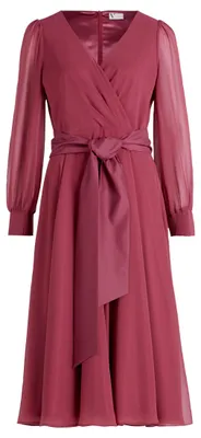 Produktbild von Vera Mont Damen Cocktailkleid mit Gürtel Velvet Red,36