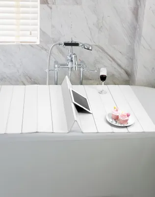 Immagine prodotto di Tavolo pieghevole in PVC per vasca da bagno, ideale per il bagno