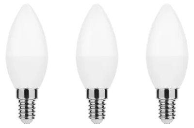 Produktbild von Modee E14 LED Kerzenlampe 7W 700lm 2700K Warmweiß 3 Stück