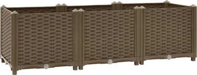 Zdjęcie produktu dla Donica Do Podniesionej Rabaty, 120X40X38 Cm, Polipropylen Lumarko!