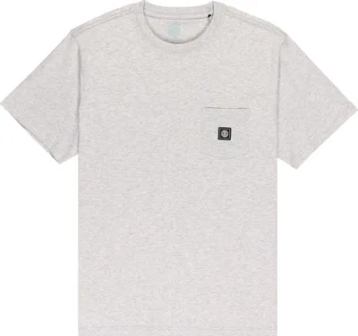Produktbild von Element Icon Label Pocket Kurzarm-t-shirt Grau L Mann Grau L
