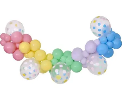 Obrázok produktu pre Diy Balónová Girlanda Z Makarónov, 65 Ks 31317