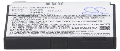 Immagine prodotto di Batteria da 3,7V e 900mAh agli ioni di litio, compatibile con il navigatore Becker HJS-100