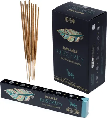 Produktbild von Banjara Räucherstäbchen Rosmarin Rosemary 1x15gr indische Duftmischung