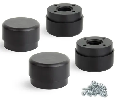 Obrázok produktu pre Nohy na nábytok, nastaviteľné nohy na nábytok, priemer 55 mm, podstavec na zvýšenie nábytku, výška 23-35 mm