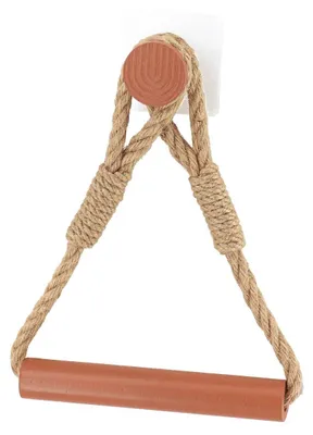 Immagine prodotto di TENDANCE | Portarotolo - marrone - Corda - Bambù - Juta - Boho - Rustico
