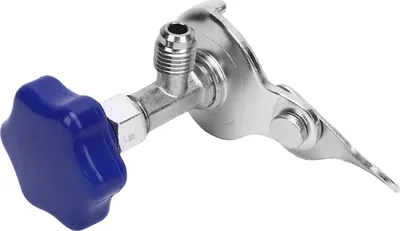 Produktbild von R134A-Kanülenhahn, 1/4 SAE-Kältemittelspender, Flaschenöffner, Ventilwerkzeug, geeignet für R12 R22 R410 R502 Typ A