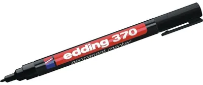 Produktbild von Marker Edding 370, Strichstärke: 1 mm, Schwarz, 1Stck