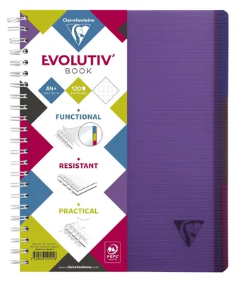 Zdjęcie produktu dla Evolutiv Book A4+ w kratkę 120 kartek