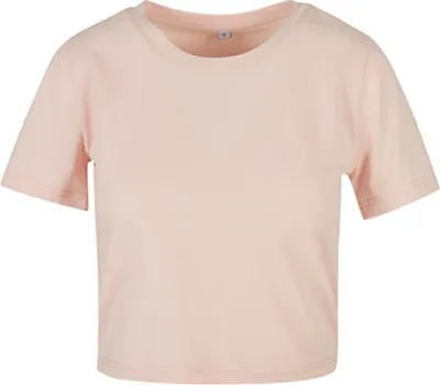 Immagine prodotto di Build Your Brand BY042 | T-shirt da donna / Maglia singola / Taglio corto - Colore: Rosa - Taglia: S