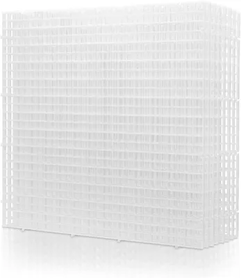 Imagen del producto de Rejilla de plástico para acuarios, 8 unidades, 30x30 cm, ideal para aquascaping