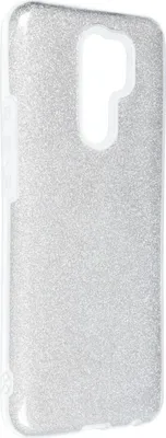 Produktbild von König Design Hülle kompatibel mit Xiaomi Redmi 9 Kunststoff Soft Handyhülle - Handy Case Silber