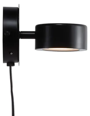 Image de Applique Clyde Ø 8,5 cm avec variateur Moodmaker Noir