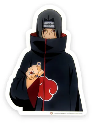 Naruto Shippuden Itachi Uchiha LED-Wandneon 40 cm
