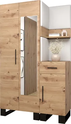 Produktbild von Garderobe ARTIN Set 16 mit gepolsterten Paneelen Industrial Design
