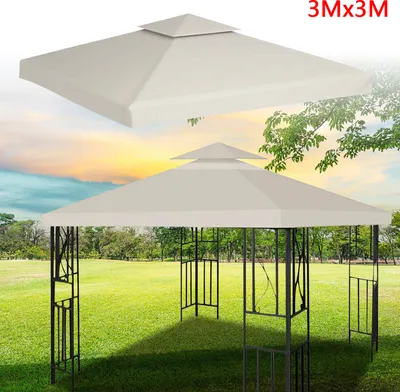 Obrázok produktu pre SWANEW Náhradná strecha pavilónu pre skladacie pavilónové stany Strešná plachta 3x3M
