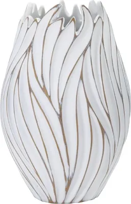 Produktbild von Mauro Ferretti Vase Honduras Ø 27x41,5 cm weiß gewaschen