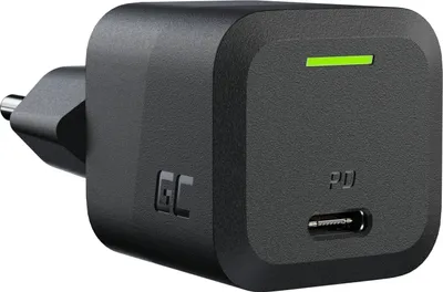 Produktbild von Green Cell Ładowarka Usb-C Gan Gc Powergan 33W Pd 3.0 Qc 3.0 Usb-C Czarna