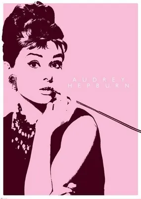 Obrázok produktu pre Audrey Hepburn – Cigarello – 100 x 140 cm – plagát