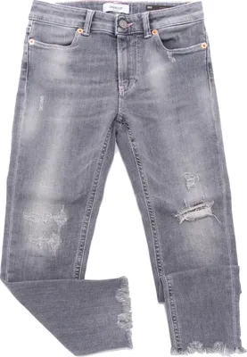 Imagen del producto de Pantalón vaquero gris de algodón, modelo "IRIS", marca DONDUP, para niña, colección "bimba", año 1956
