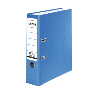 Produktbild von Falken Ordner Recycolor 11285673 DIN A4 80mm Papier blau