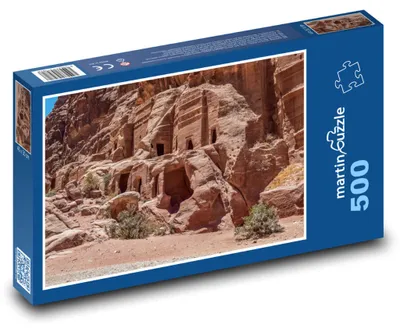 Zdjęcie produktu dla Puzzle 500 Klasztor w Petrze, Jordania - martinpuzzle