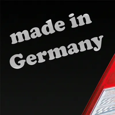 Produktbild von Auto Aufkleber  Germany Deutschland Tuning 19,5x7 cm Silber Sticker Heckscheibenaufkleber