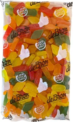 Produktbild von De Bron Winegums Weingummi Fruchtgummi zuckerfrei 1 kg