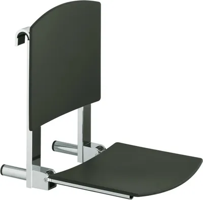 Produktbild von Keuco Plan Care Klappsitz zum Einhängen Aluminium silber-eloxiert/weiß - 34981170051