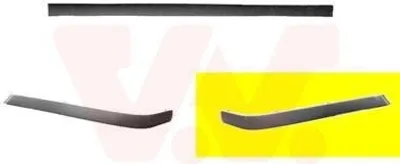 Image de Moulure décorative/de protection, pare-chocs arrière droit de VAN Wezel (0640554) Moulure décorative/de protection Carrosserie Moulure de protection, Moulure de protection, Moulure décorative
