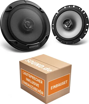 Produktbild von Lautsprecher Boxen Kenwood KFC-S1766 - 16,5cm 2-Wege Koax Auto Einbauzubehör - Einbauset passend für Opel Astra J - justSOUND