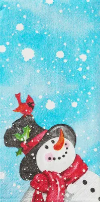 Produktbild von Papiertaschentücher "Happy Snowman"