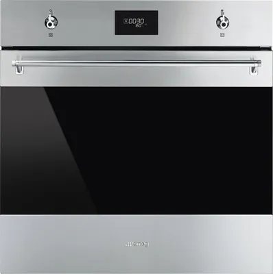 Zdjęcie produktu dla Smeg Classic SFP6301TVX, Duży, Kuchenka elektryczna, 79 l, 70 l, Termowentylacja, 1200 W