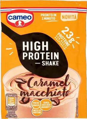 Produktbild von 6x Cameo High Protein Shake Karamell Macchiato, 28g