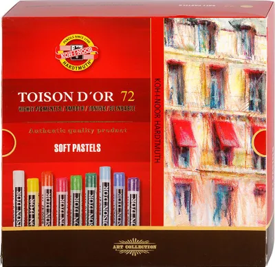 Immagine prodotto di Gessetti Koh-i-noor (pastelli) gessetti artistici polverosi Toison D'or dupprava 72 pz