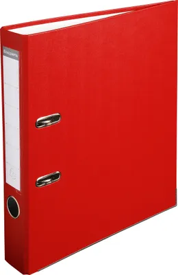 Produktbild von Exacompta 20x Ordner PP, + 2 Ringen, Rücken 50mm, 32x29cm A4, Rot, 915403B