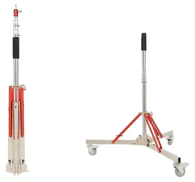Immagine prodotto di Treppiede, altezza regolabile, struttura in acciaio resistente, altezza 320 cm