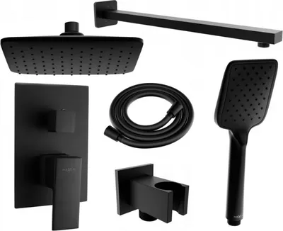 Obrázek produktu pro Mexen Uno DR62 podomítkový sprchový set, Černá - 71435DR62-70