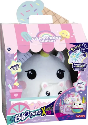Productafbeelding van Lansay - Blopens x-Tra candy rose squishy - Knutselpakket - Vanaf 5 jaar