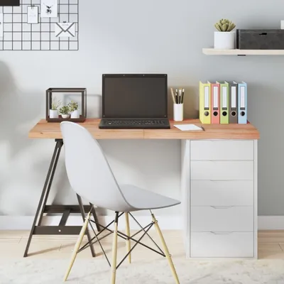 Obrázek produktu pro Maison Exclusive – deska stolu světle hnědá 120 × 60 × (2–4) cm, masivní dub, ošetřený