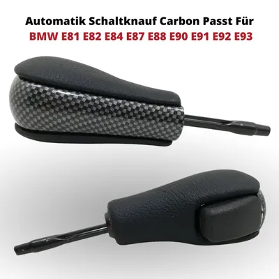 Zdjęcie produktu dla Automatyczna gałka dźwigni zmiany biegów Carbon Pasuje do BMW E81 E82 E84 E87 E88 E90 E91 E92 E93