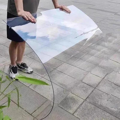 Obrázok produktu pre Polykربونátová doska, priehľadná, 60 x 300 cm, odolná voči UV žiazeniu a vode, vhodná na strechu alebo pergolu